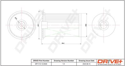 DP1110130046 Dr!ve+ Топливный фильтр