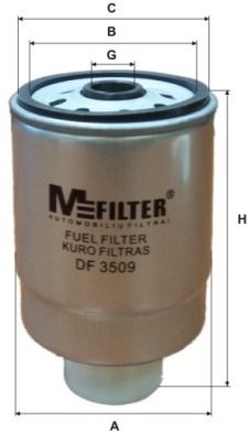DF3509 MFILTER Топливный фильтр