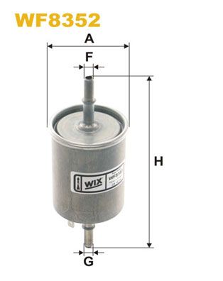 WF8352 WIX FILTERS Топливный фильтр