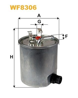 WF8306 WIX FILTERS Топливный фильтр