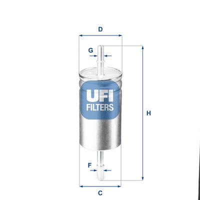 3184200 UFI Топливный фильтр