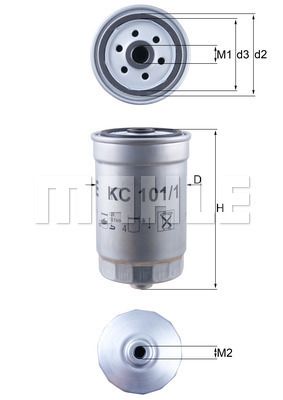 KC1011 KNECHT Топливный фильтр