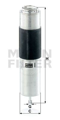 WK5016z MANN-FILTER Топливный фильтр