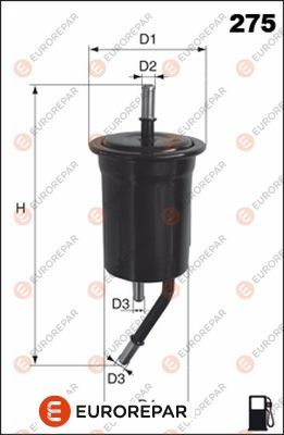 1667443780 EUROREPAR Топливный фильтр