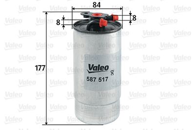 587517 VALEO Топливный фильтр