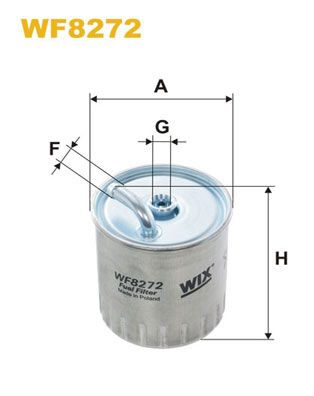 WF8272 WIX FILTERS Топливный фильтр