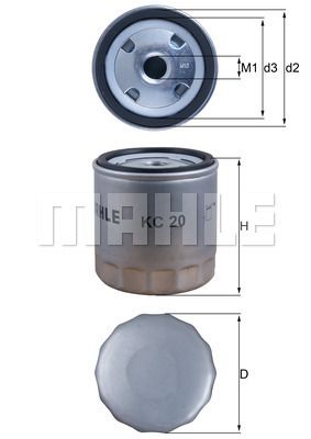 KC20 KNECHT Топливный фильтр