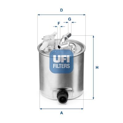 5539200 UFI Топливный фильтр