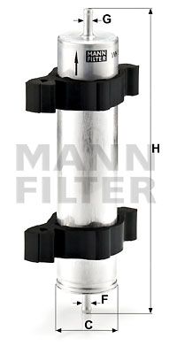 WK5212 MANN-FILTER Топливный фильтр