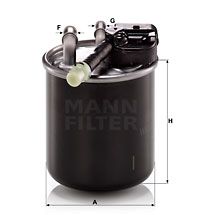 WK82017 MANN-FILTER Топливный фильтр