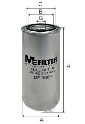 DF3580 MFILTER Топливный фильтр