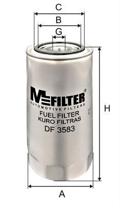 DF3583 MFILTER Топливный фильтр