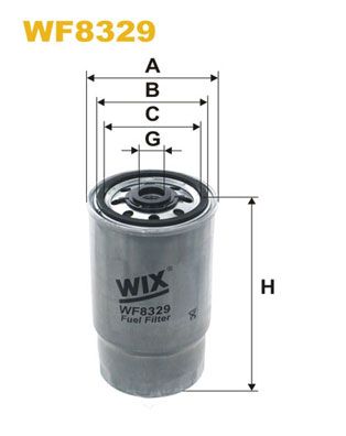 WF8329 WIX FILTERS Топливный фильтр