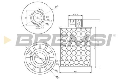 FE0150 BREMSI Топливный фильтр