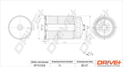 DP1110130135 Dr!ve+ Топливный фильтр