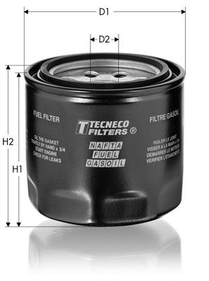 GS4766 TECNECO FILTERS Топливный фильтр
