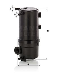 WK10046z MANN-FILTER Топливный фильтр