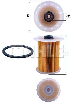 KX183D KNECHT Топливный фильтр