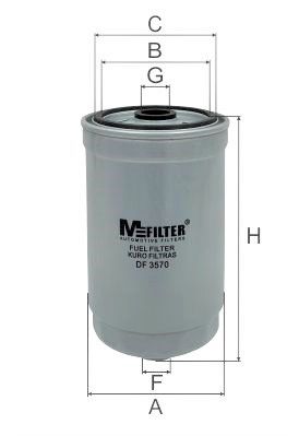 DF3570 MFILTER Топливный фильтр