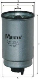 DF325 MFILTER Топливный фильтр