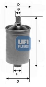 3150300 UFI Топливный фильтр