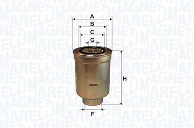 153071762560 MAGNETI MARELLI Топливный фильтр