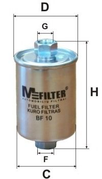 BF10 MFILTER Топливный фильтр
