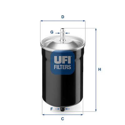 3150000 UFI Топливный фильтр