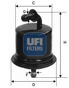 3172400 UFI Топливный фильтр