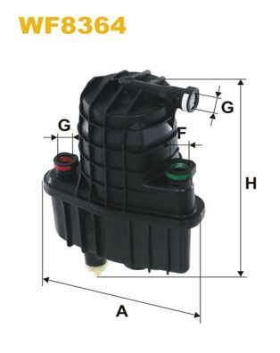 WF8364 WIX FILTERS Топливный фильтр