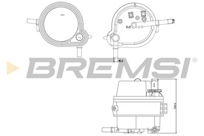 FE0160 BREMSI Топливный фильтр