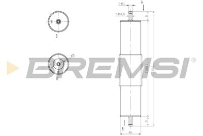 FE1318 BREMSI Топливный фильтр