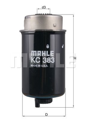 KC383 KNECHT Топливный фильтр