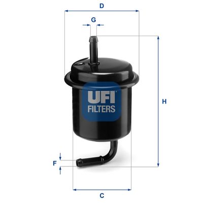3180100 UFI Топливный фильтр