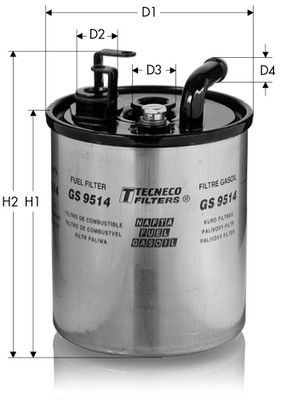 GS9514 TECNECO FILTERS Топливный фильтр