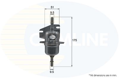 EFF101 COMLINE Топливный фильтр