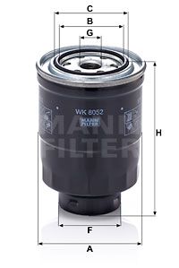WK8052z MANN-FILTER Топливный фильтр