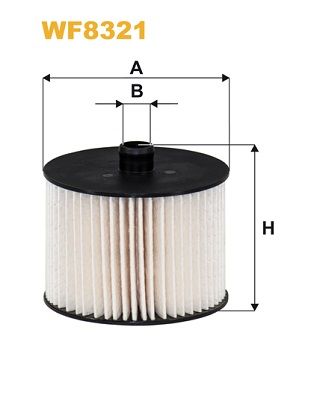 WF8321 WIX FILTERS Топливный фильтр