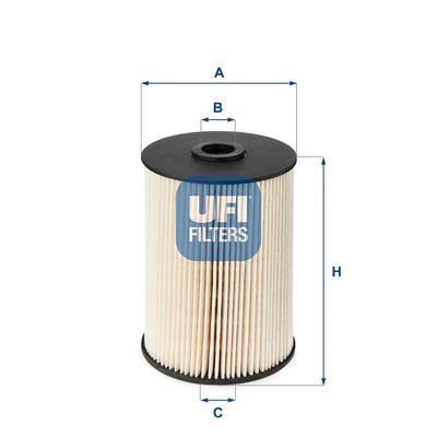 2602100 UFI Топливный фильтр
