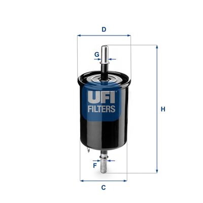 3184300 UFI Топливный фильтр