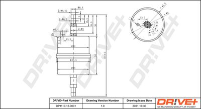 DP1110130001 Dr!ve+ Топливный фильтр