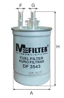 DF3543 MFILTER Топливный фильтр