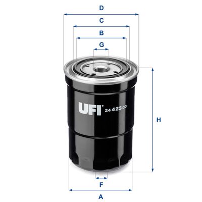 2442300 UFI Топливный фильтр