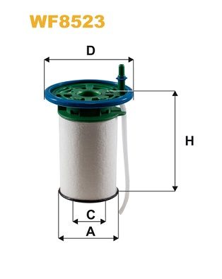 WF8523 WIX FILTERS Топливный фильтр