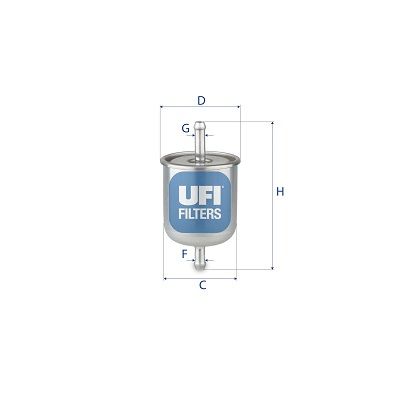 3152900 UFI Топливный фильтр