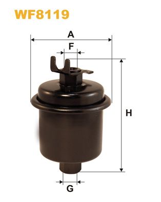 WF8119 WIX FILTERS Топливный фильтр