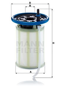 PU7019 MANN-FILTER Топливный фильтр