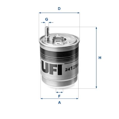 2412900 UFI Топливный фильтр