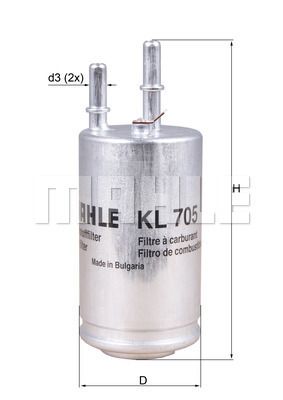 KL705 KNECHT Топливный фильтр