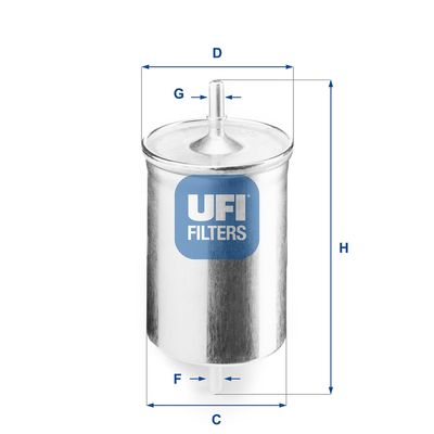 3171800 UFI Топливный фильтр